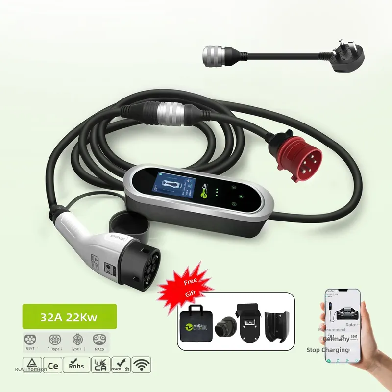 Ev Charger Type 2 22Kw 32A 3 Phase - Carregador EV de 22kW 3 Fases
