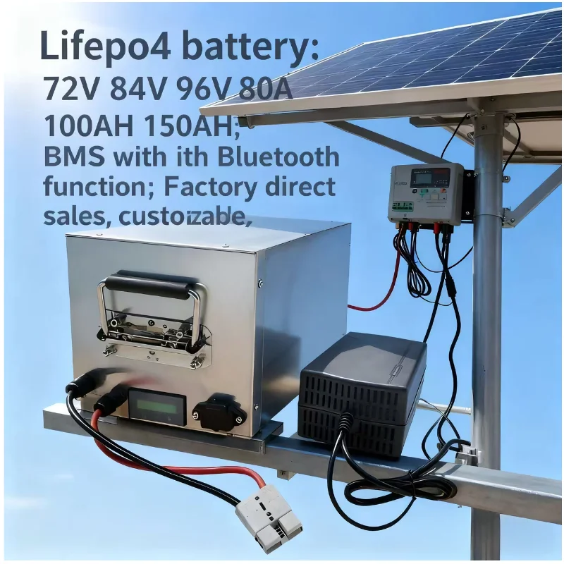 Lifepo4 72V 100Ah Battery Pack Ev - Bateria lifepo4 com bms 72v 84v