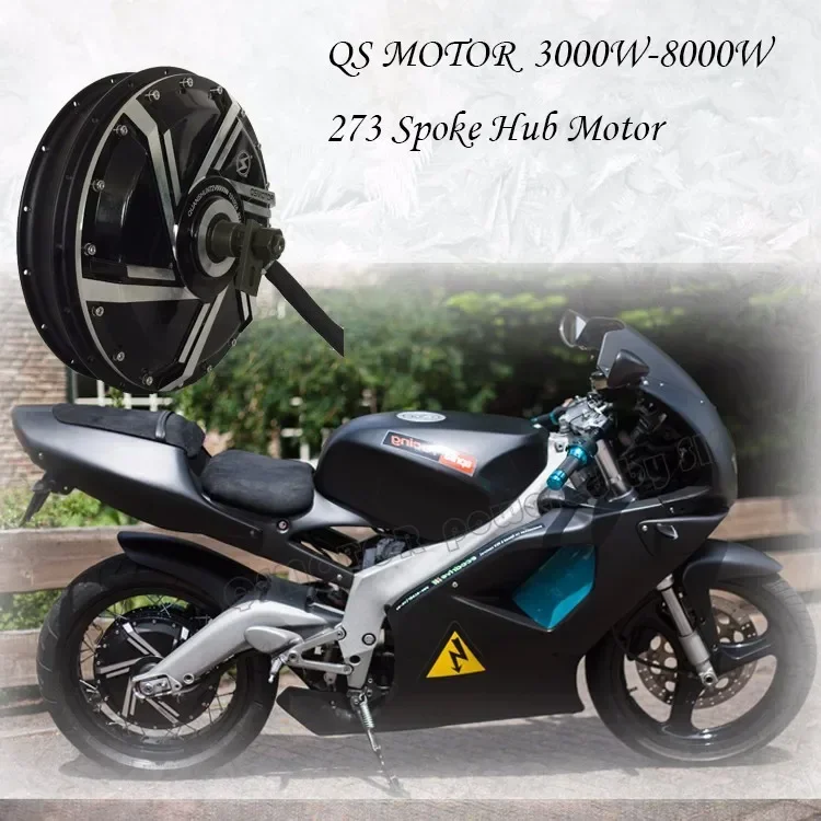 Poderoso motor qs 8000w 273 50 - Qs Motor 273 8000W Hub Motor avaliação e preço