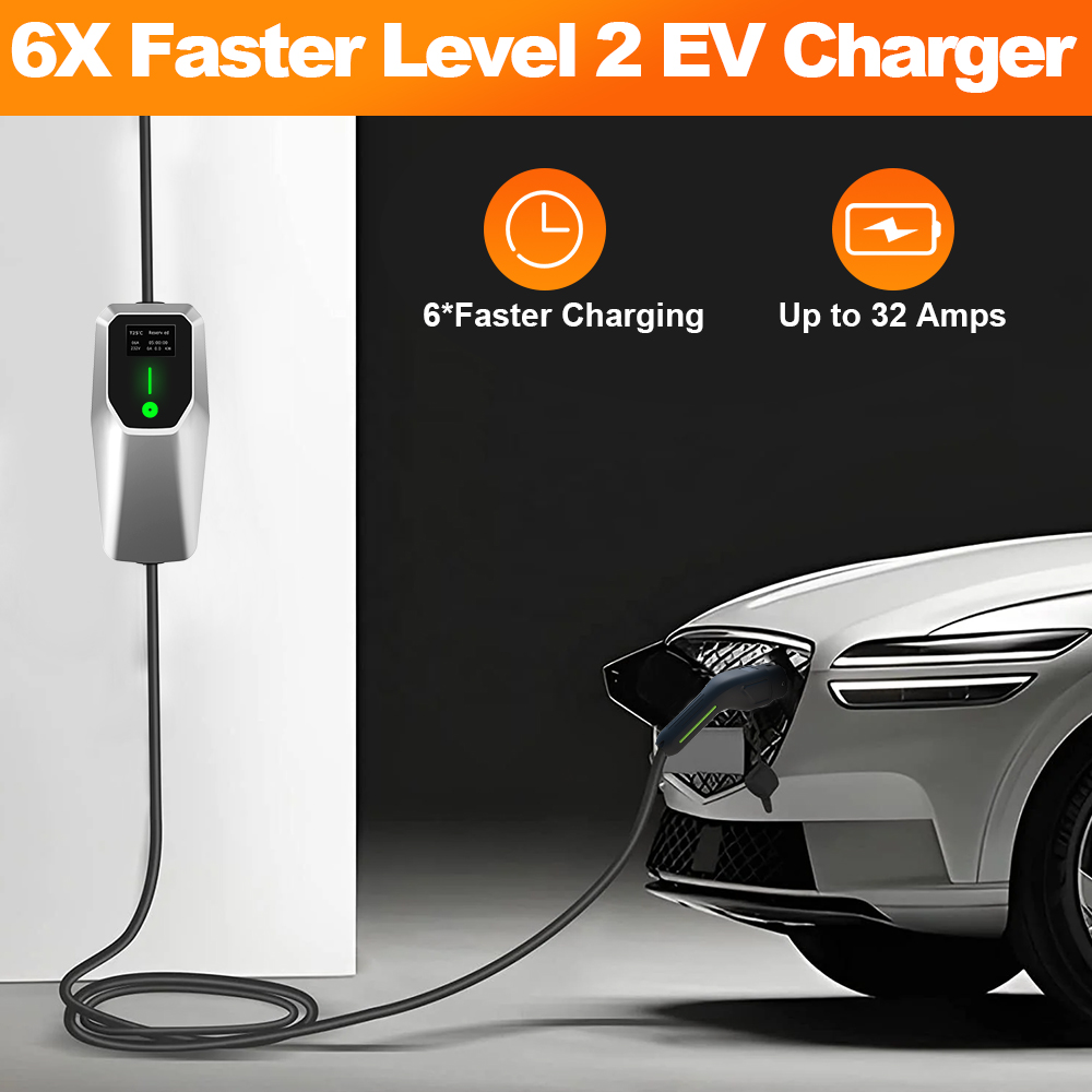 Carregador EV Junsun 32A Nível - J1772 Evse 32A Level 2 Charger avaliação e preço