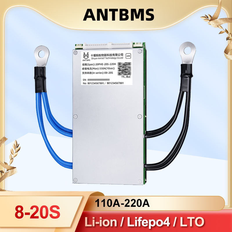 ANT Smart BMS 8S-20S com WiFi  - Smart Bms 24S 200A Bluetooth Lifepo4 avaliação e preço