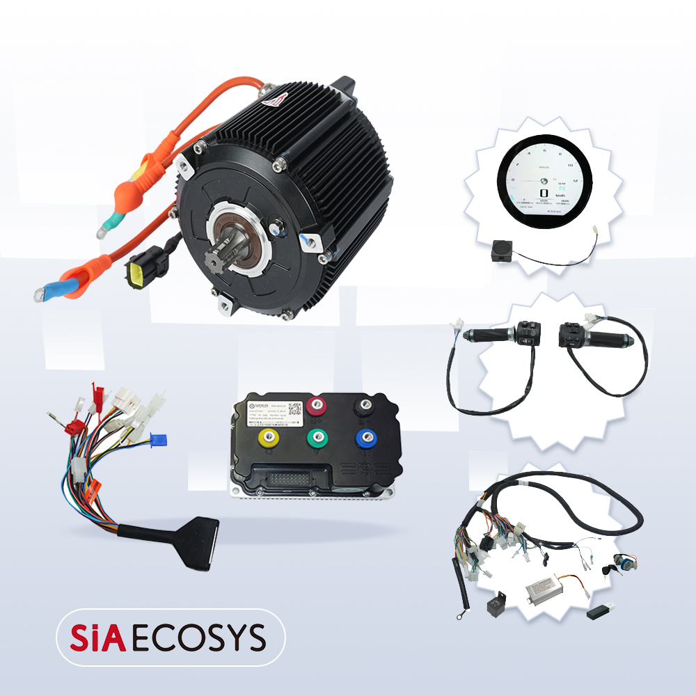 SiAECOSYS 5000W D133A-65 Kits  - Mid Drive Motor Kit 72V 5000W avaliação e preço